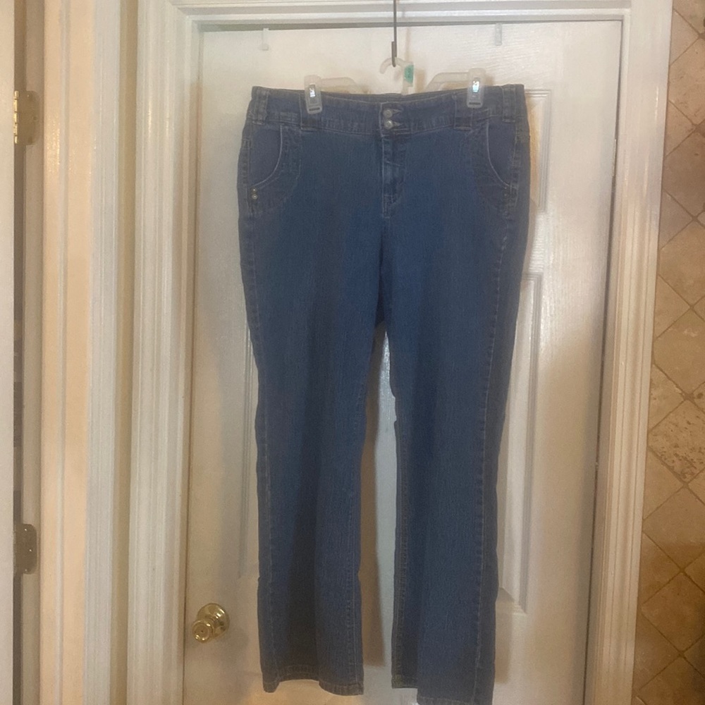 jms , just my size, 2 button blue jeans , 18W, very good condition
